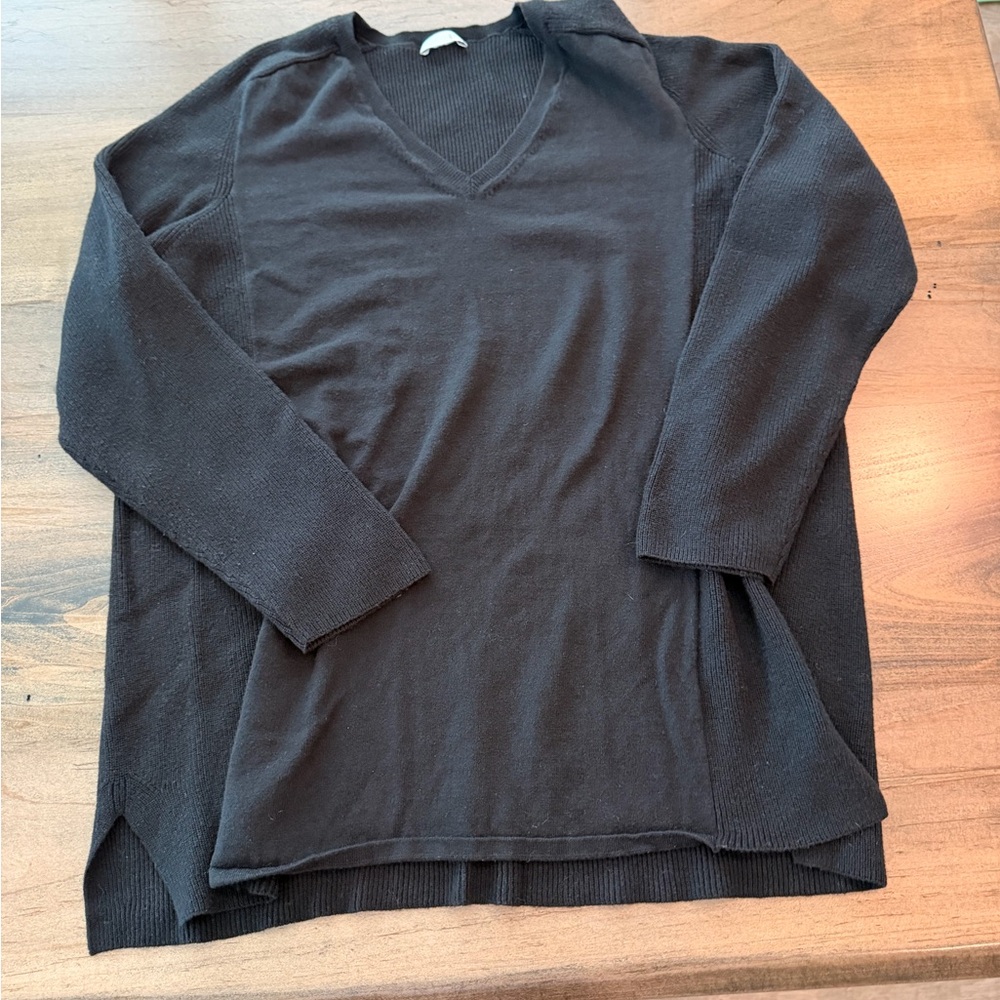 J. Jill Black Knit Sweater